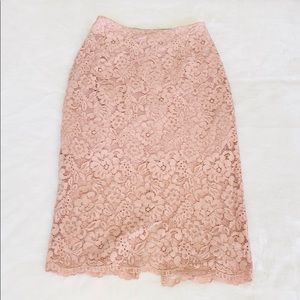Trendy Blush Floral A-line Skirt | Size: US 2P